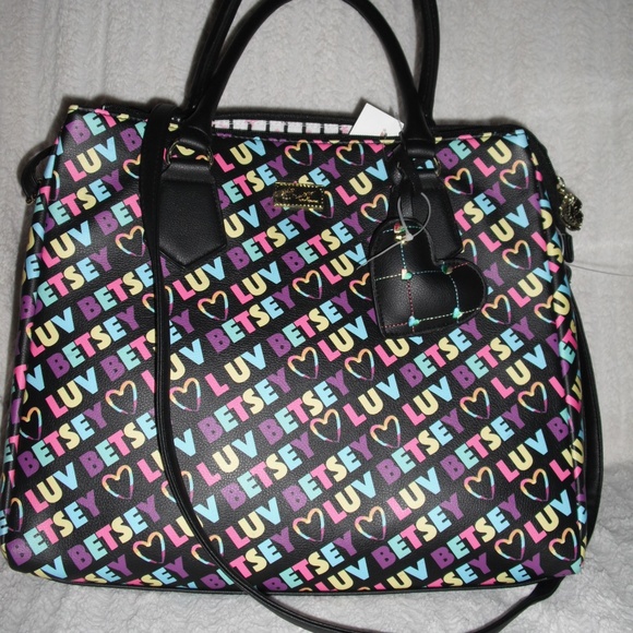 Betsey Johnson Handbags - NEW Luv Betsey Johnson Kaylee Satchel Shoulder Bag
